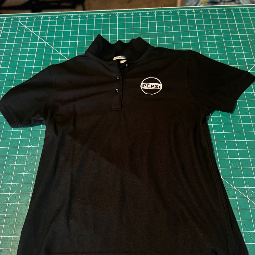 Pepsi Classic Black Polo Shirt